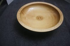 Top view item # C200 Figured Maple Bowl  2 3/4" H X 11 3/4" W  $55.00