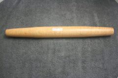 Item G156 French Rolling Pin Large  21" long Figured Maple $40.00