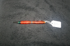 Item #D111 Green Red Acrylic pen Chrome  $25.00