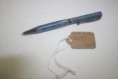 Item D138 Blue Gold S/L acrylic pen $25.00