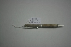 SOLD Item D104 Snake skin Pen,  Slim line  Silver $35.00