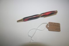 Sold Item D134 Red Gold acrylic s/l pen $25.00
